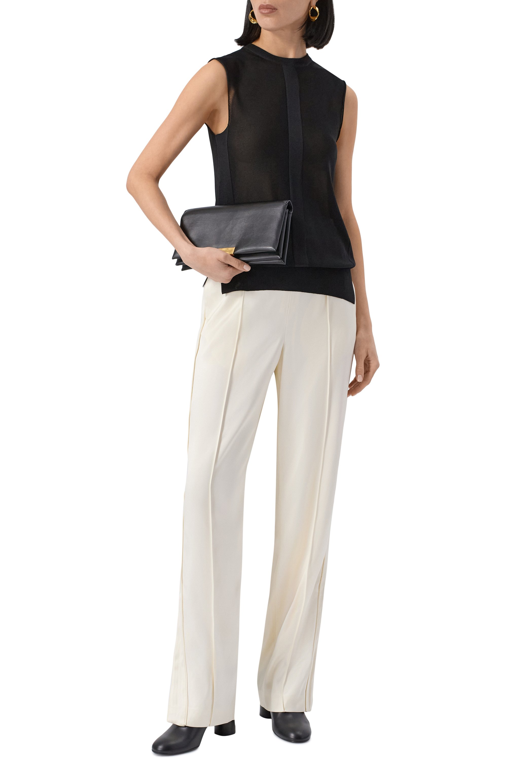 Сумка carnet JIL SANDER черного цвета по цене 239500 руб., арт. J08ZH0060/P6569, фото 7 Сумка carnet JIL SANDER, арт. J08ZH0060/P6569, фото 7