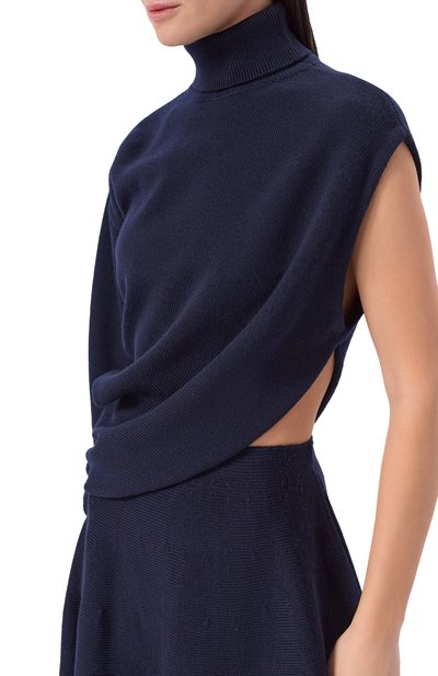 Шерстяное платье ALAIA, арт. AA9R2847K160C, фото 4