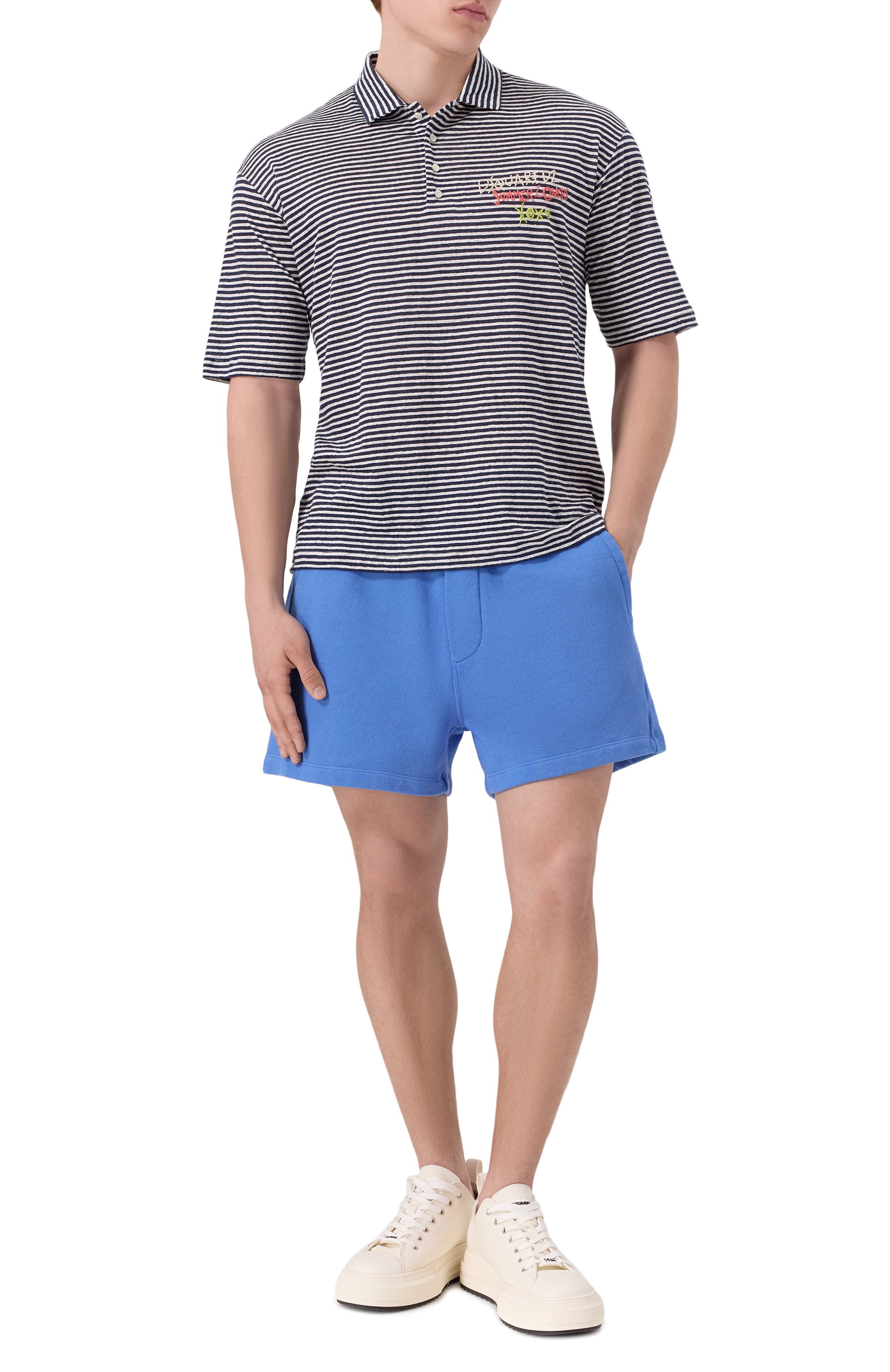 Хлопковые шорты DSQUARED2, арт. S78MU0056/S25140, фото 2