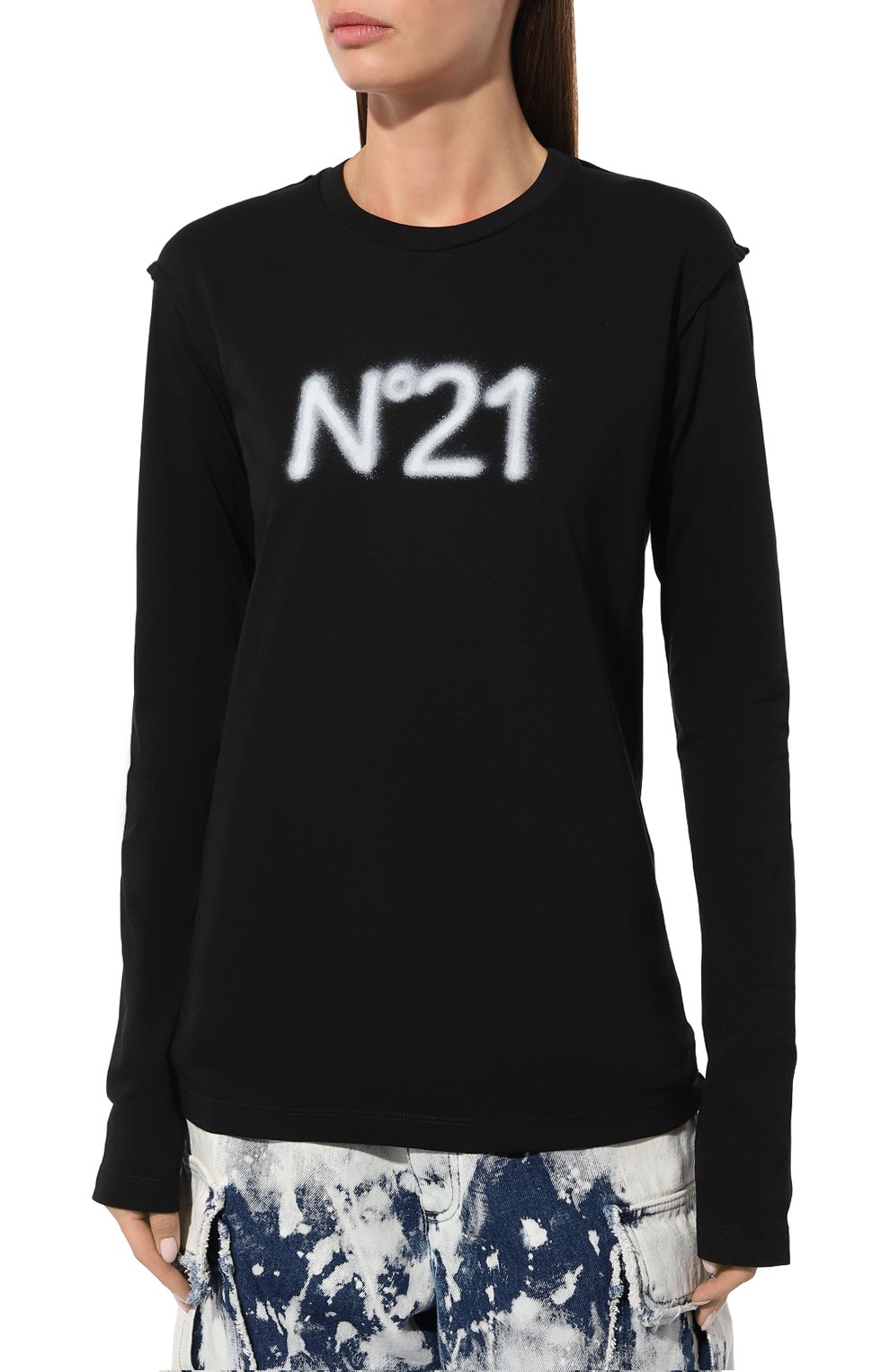 Хлопковый лонгслив N21, арт. N2M/F071/6328, фото 3