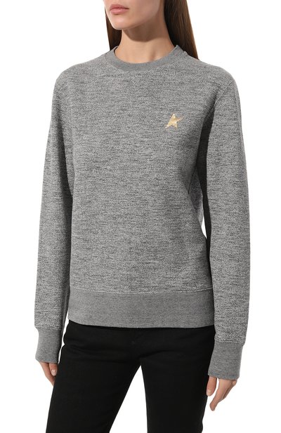 Хлопковый свитшот GOLDEN GOOSE DELUXE BRAND, арт. GWP01223/P00052260311, фото 3