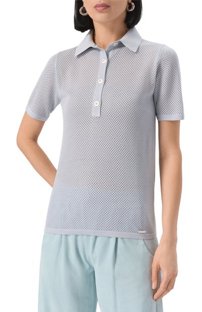 Шелковое поло KITON, арт. D5571406412, фото 3