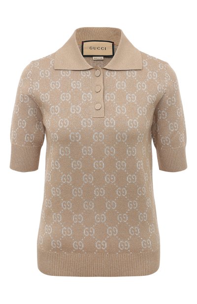Женское хлопковое поло GUCCI, арт. 678435 XKB54