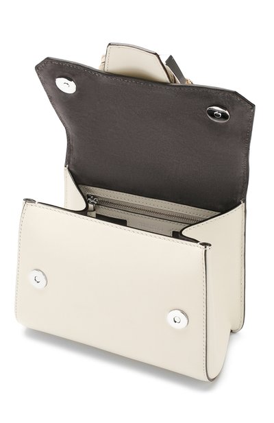 Сумка madeline JIMMY CHOO белого цвета по цене 199500 руб., арт. MADELINE T0PHANDLE/S/YTL, фото 4 Сумка madeline JIMMY CHOO, арт. MADELINE T0PHANDLE/S/YTL, фото 4