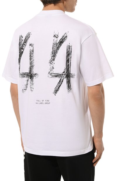 Хлопковая футболка 44 LABEL GROUP, арт. B0030231/FA141/P225, фото 4