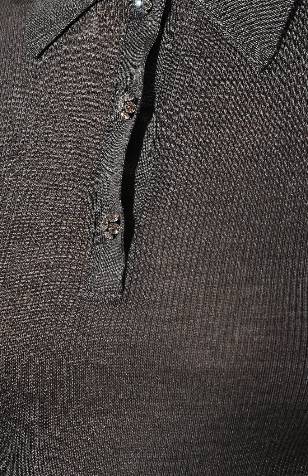 Шелковое поло PRADA, арт. P24I1L-1Y82-F0480-212, фото 5