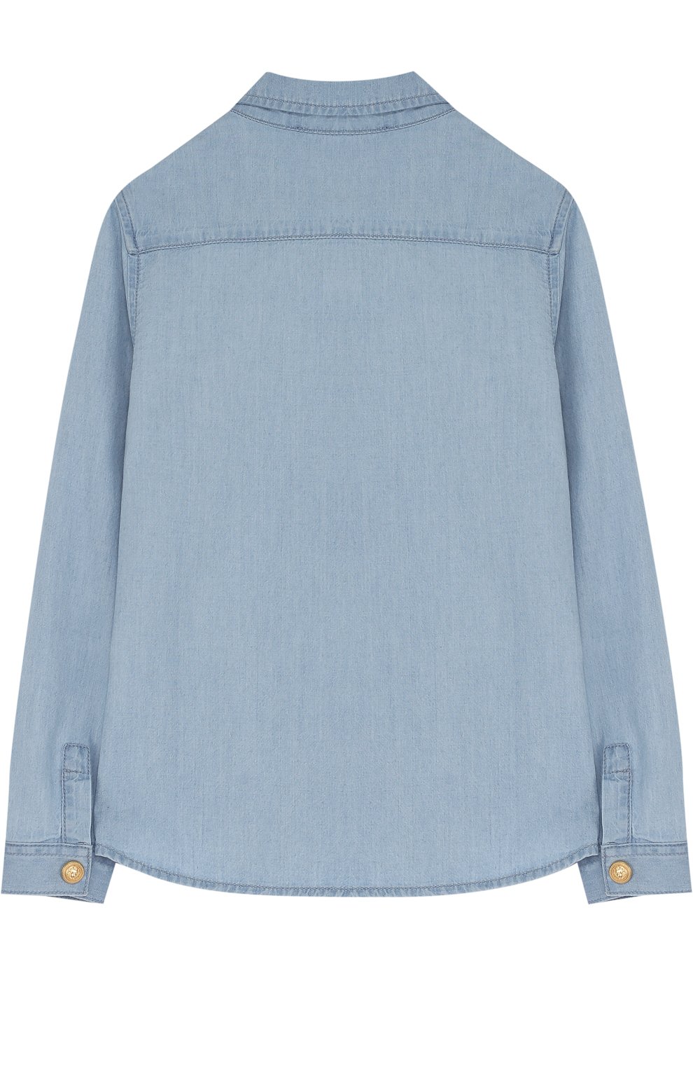 Джинсовая рубашка с декоративными пуговицами BALMAIN, арт. S8E/1010/T192, фото 2