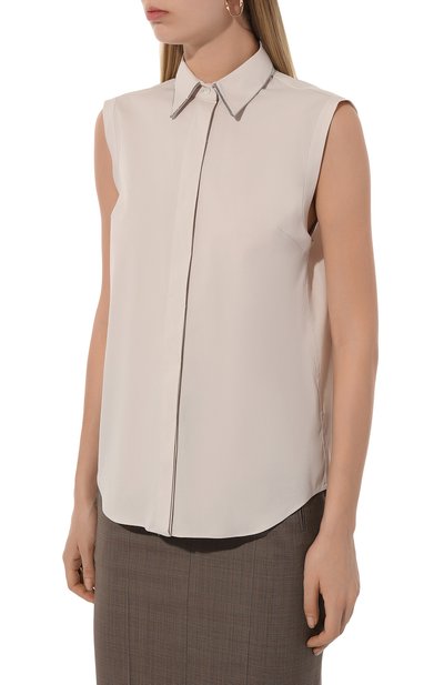 Хлопковая рубашка BRUNELLO CUCINELLI, арт. M0091MA616, фото 3