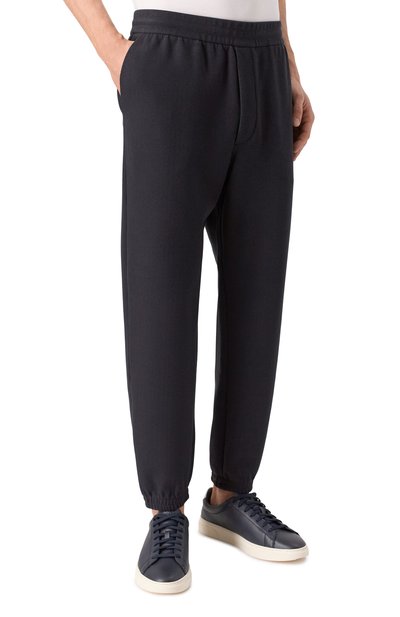 Джоггеры из хлопка и лиоцелла EMPORIO ARMANI, арт. EM005382/AF13700, фото 3