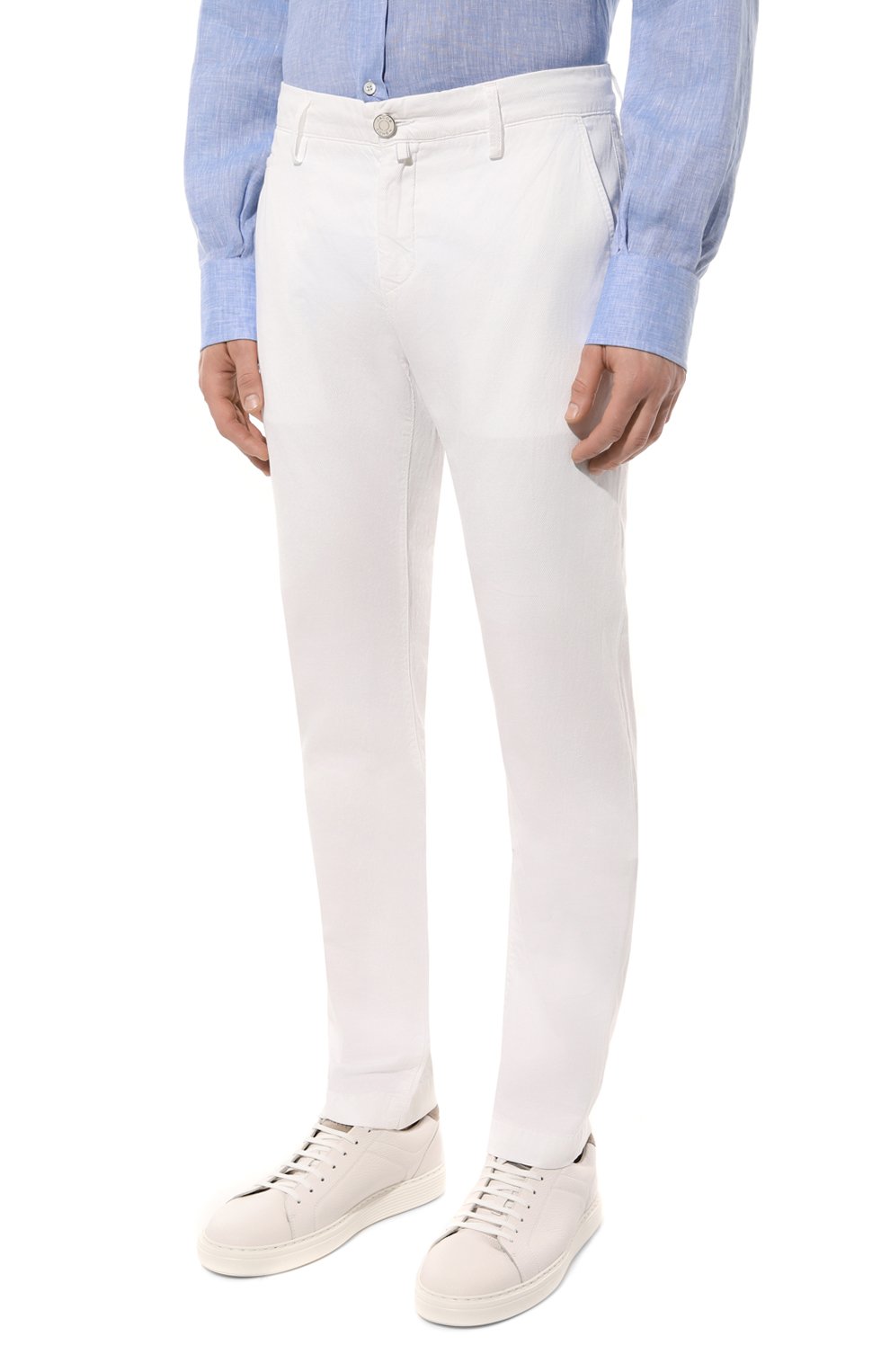 Брюки из хлопка и льна JACOB COHEN, арт. U P 001 01 S 3766, фото 3