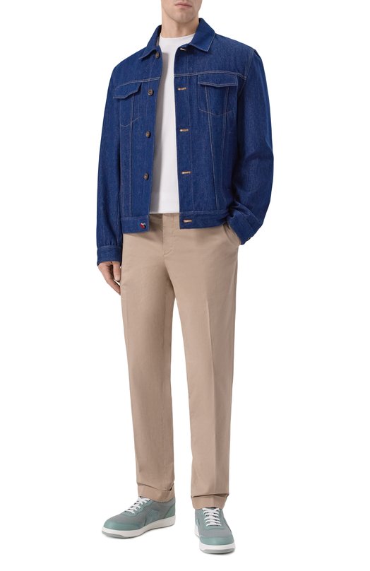 Комбинированные кеды Stefano Ricci UZ34E6674/TWYSDP Зелёный  UZ34E6674/TWYSDP Фото 2