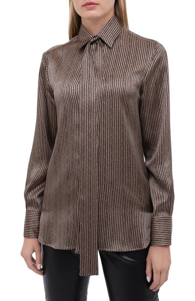 Шелковая блузка KITON, арт. D48407K05T62, фото 3