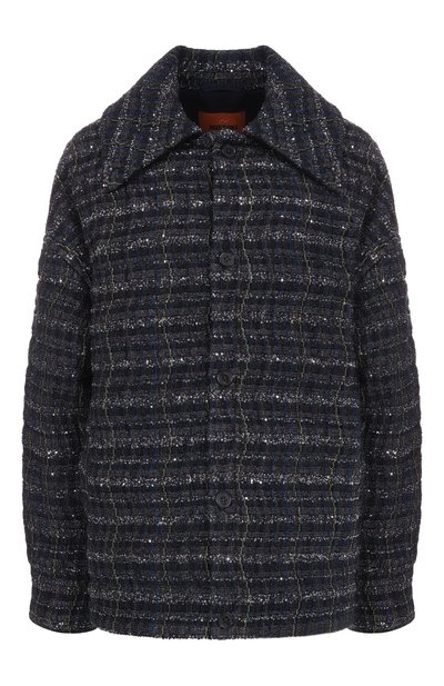 Женская полупальто из вискозы и шерсти MISSONI, арт. DS25WC1D/BC005W