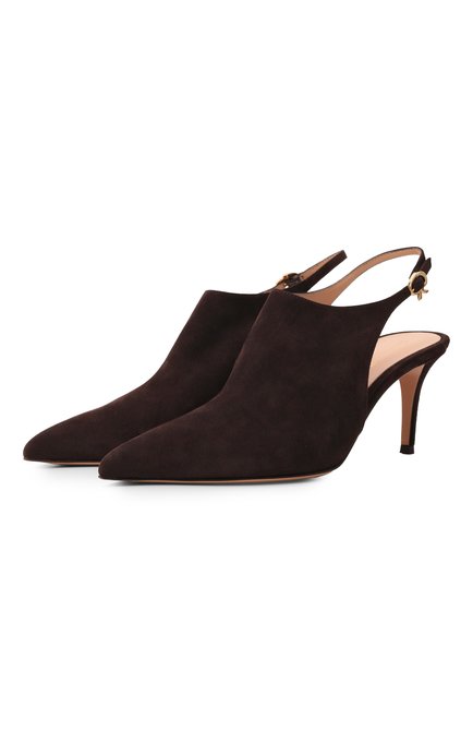 Женские замшевые туфли bazel GIANVITO ROSSI, арт. G95555.70RIC.CASM0KA