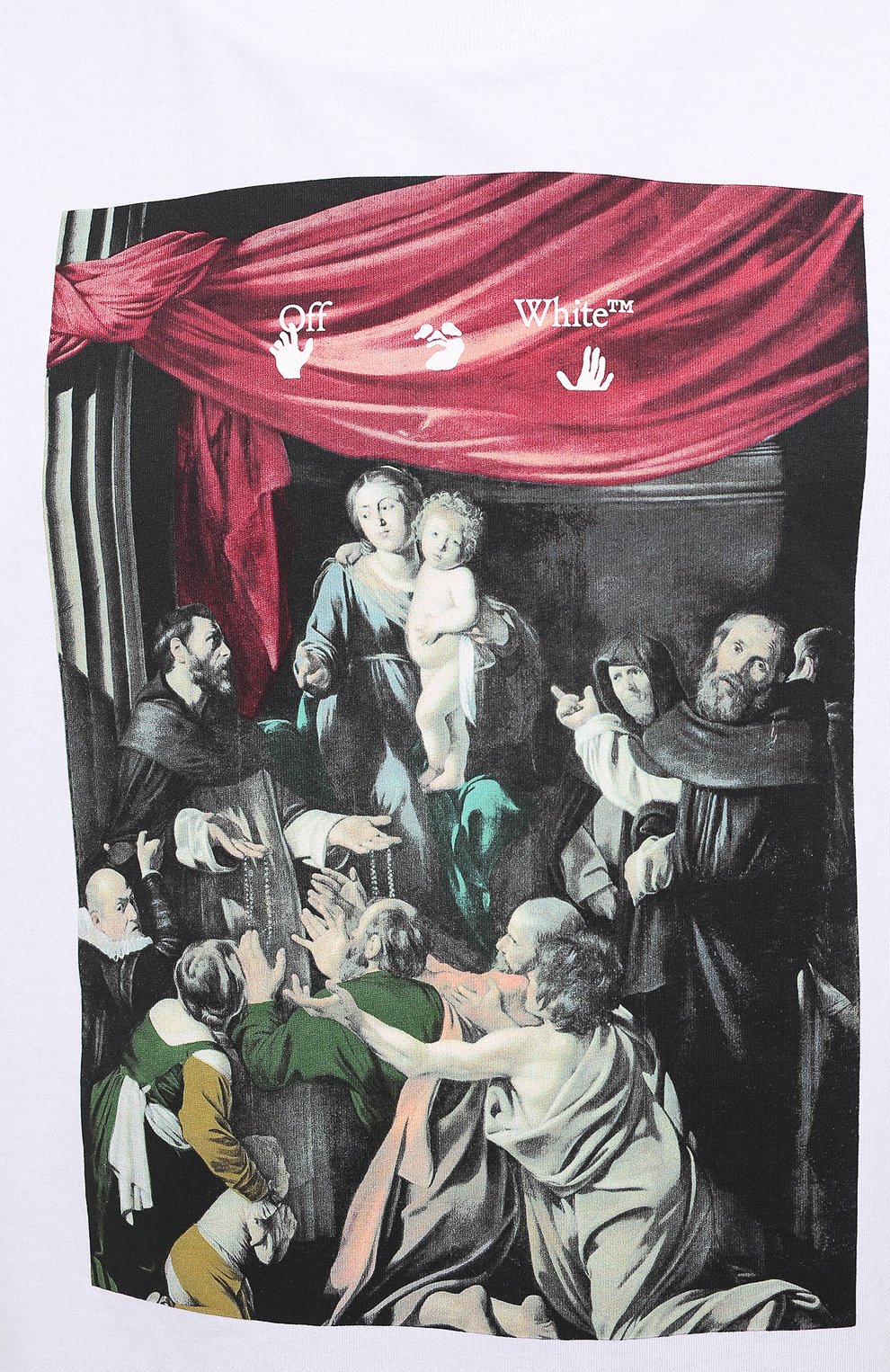 Хлопковая футболка OFF-WHITE, арт. 0MAA038E20JER0050110, фото 5