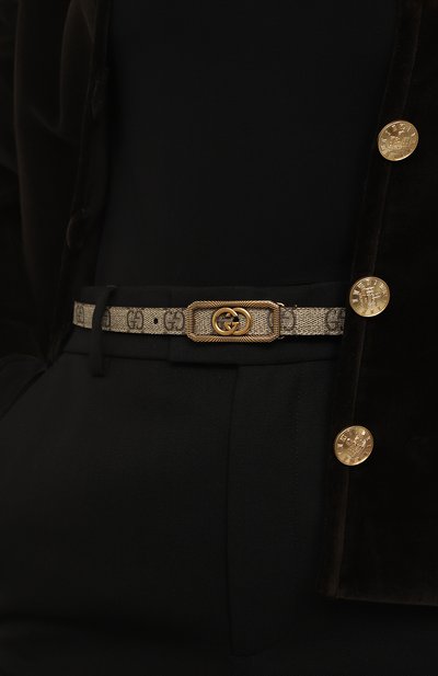 Кожаный ремень GUCCI бежевого цвета по цене 41700 руб., арт. 751556/92TIG, фото 2 Кожаный ремень GUCCI, арт. 751556/92TIG, фото 2