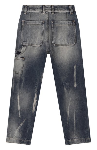 Джинсы DOLCE & GABBANA темно-синего цвета по цене 71950 руб., арт. L45P25/LDD74, фото 2 Джинсы DOLCE & GABBANA, арт. L45P25/LDD74, фото 2