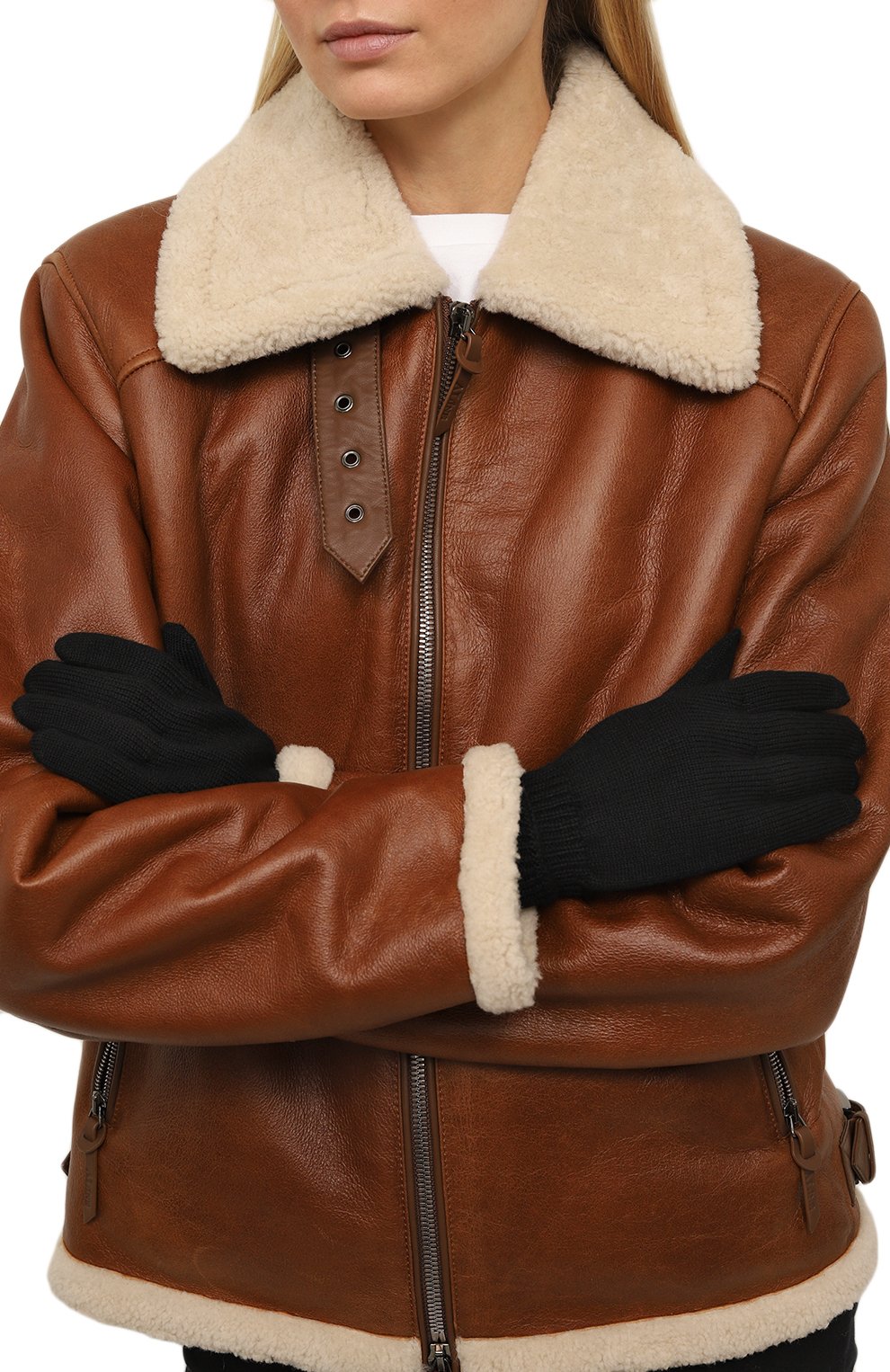 Шерстяные перчатки TRUSSARDI, арт. 59Z00364-9Y099999, фото 2