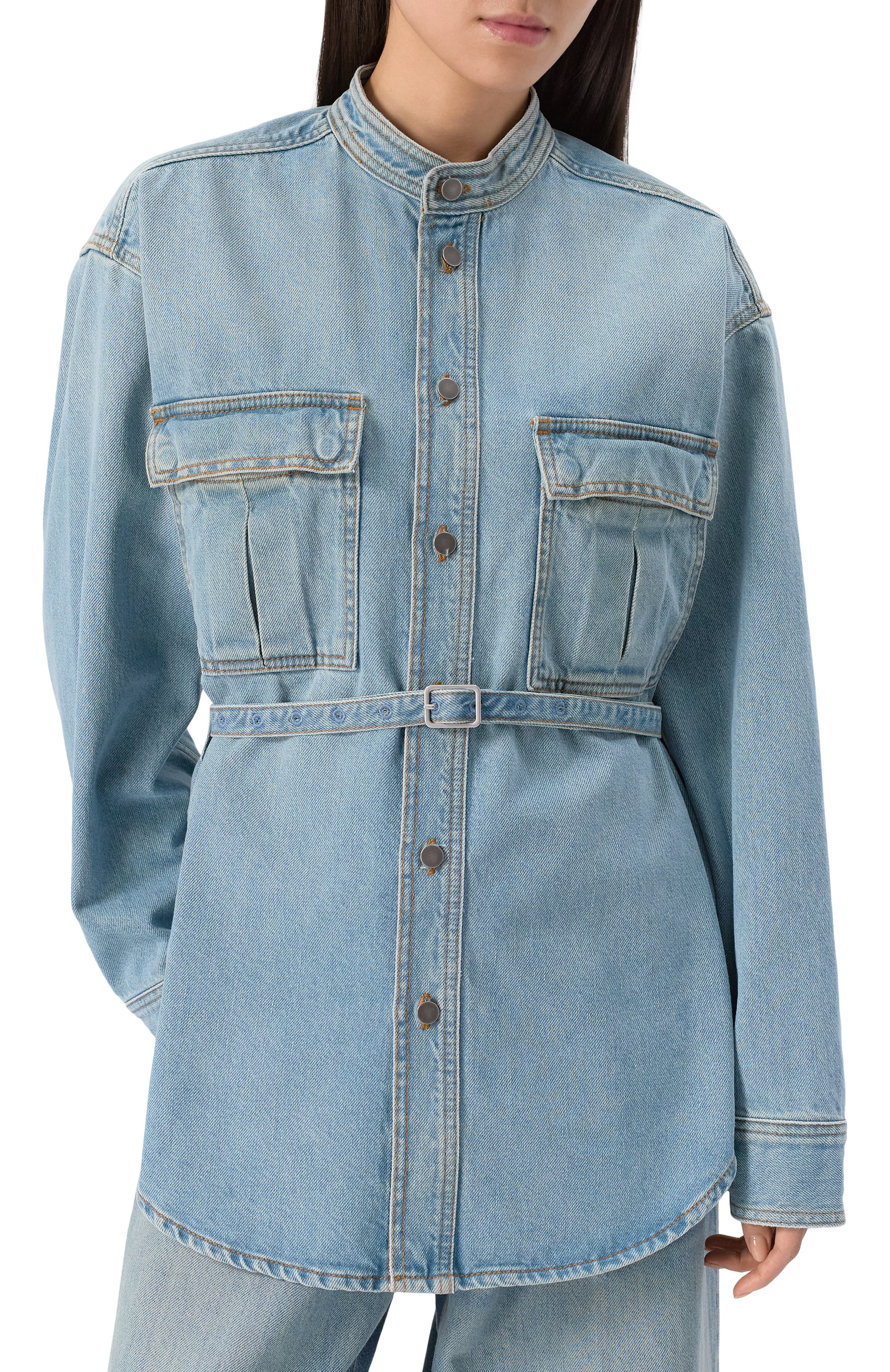 Джинсовая рубашка HAIKURE, арт. HEW06085DF170L0878, фото 3