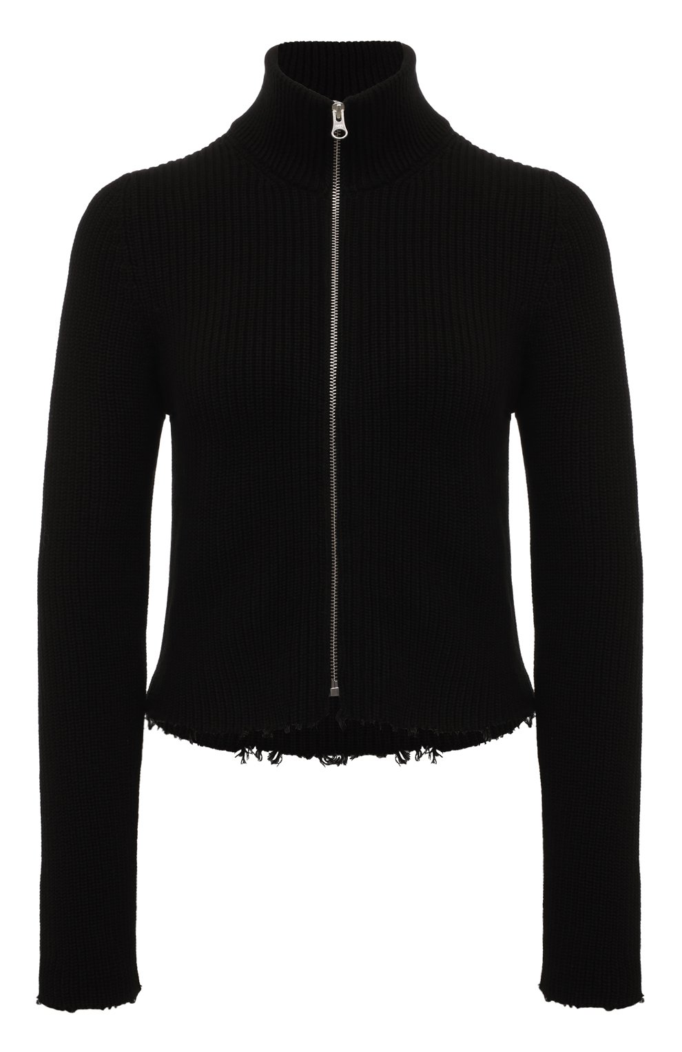 Хлопковый кардиган MM6 черного цвета по цене 78950 руб., арт. S52AM0297/M13039, фото 1 Хлопковый кардиган MM6, арт. S52AM0297/M13039, фото 1