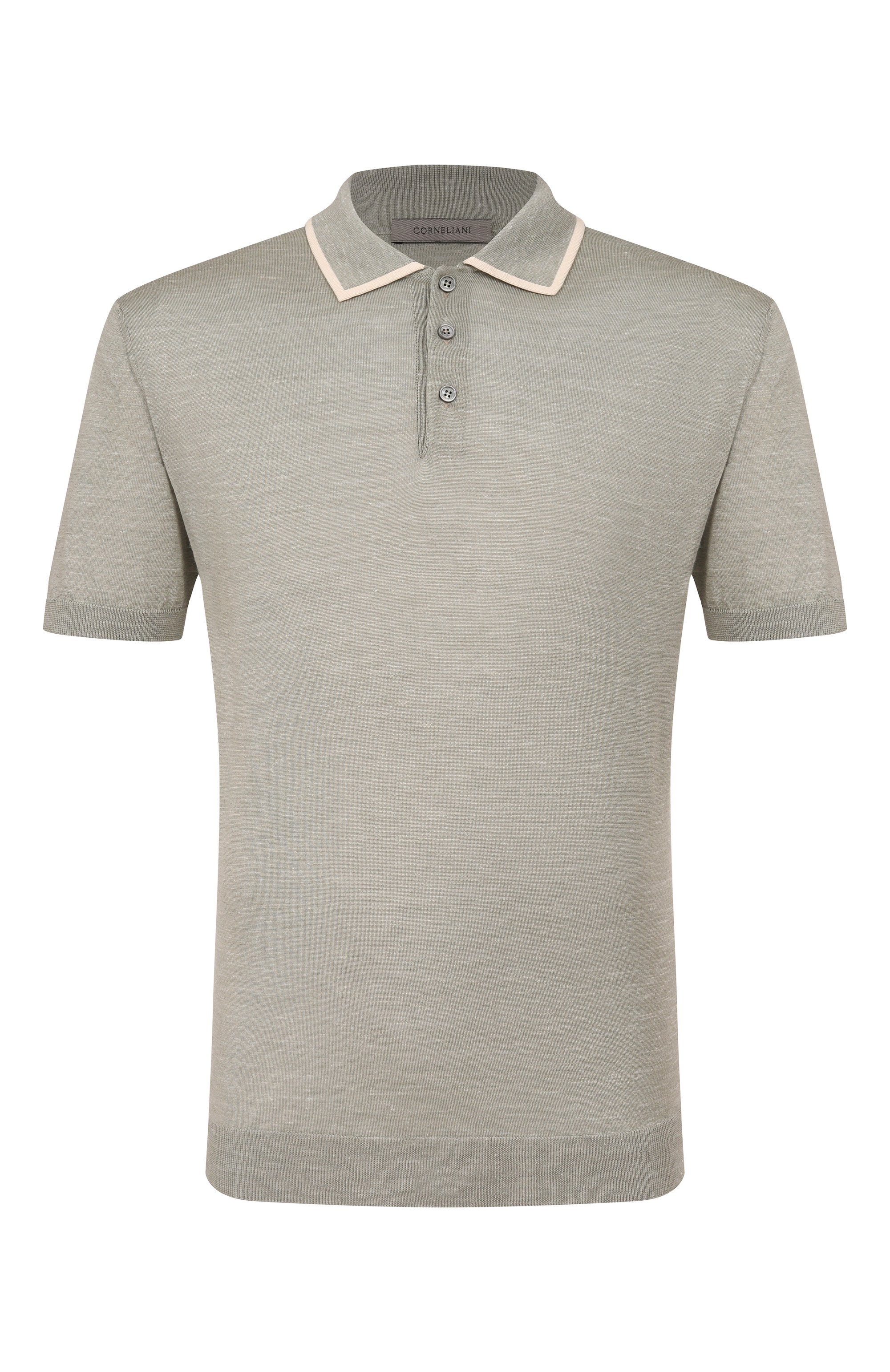 Поло из шерсти и шелка CORNELIANI светло-зеленого цвета по цене 86900 руб., арт. 27M545/2725130, фото 1 Поло из шерсти и шелка CORNELIANI, арт. 27M545/2725130, фото 1
