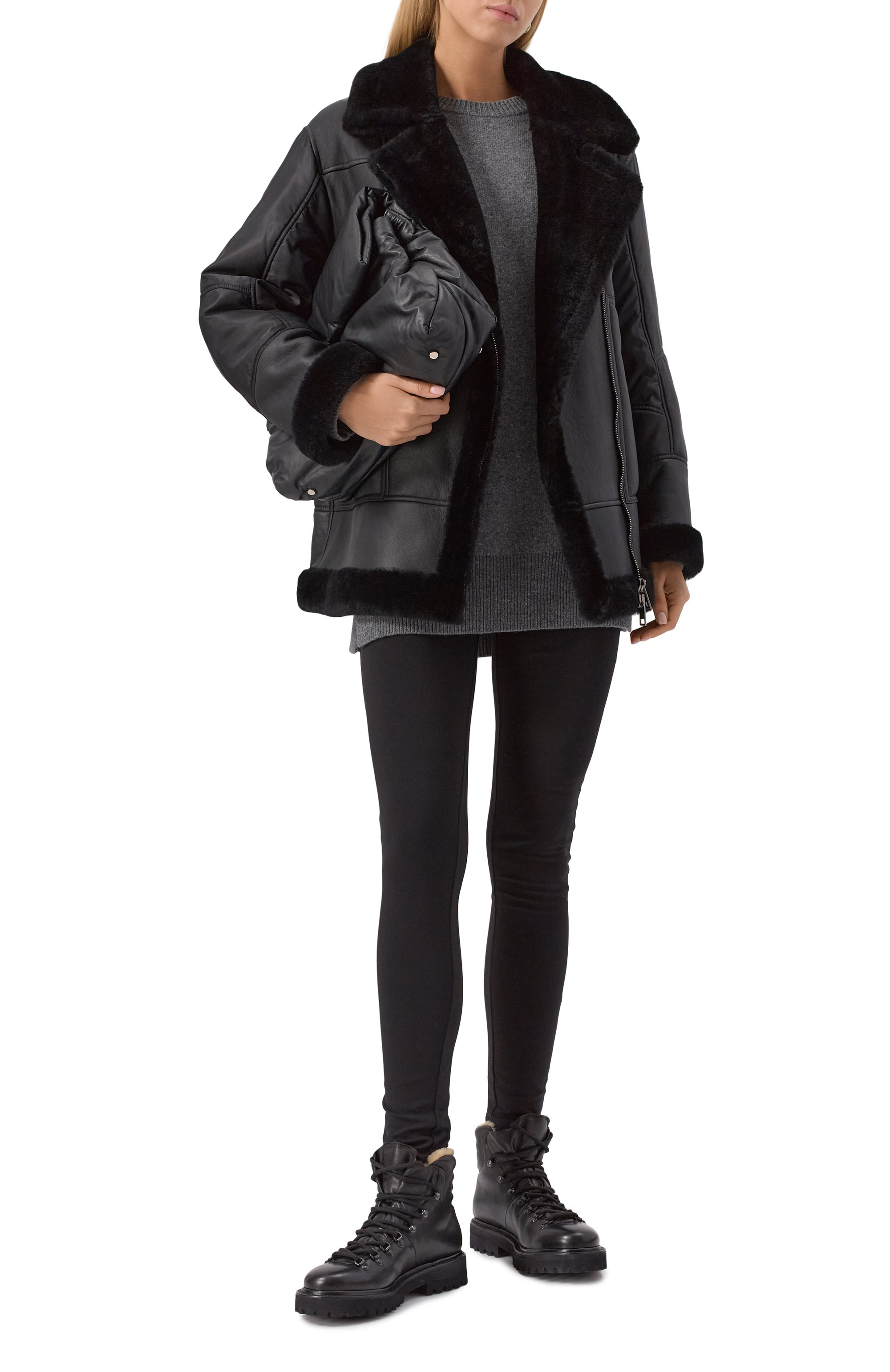 Кожаные ботинки PREMIATA черного цвета по цене 68000 руб., арт. M6300M/LAND, фото 3 Кожаные ботинки PREMIATA, арт. M6300M/LAND, фото 3