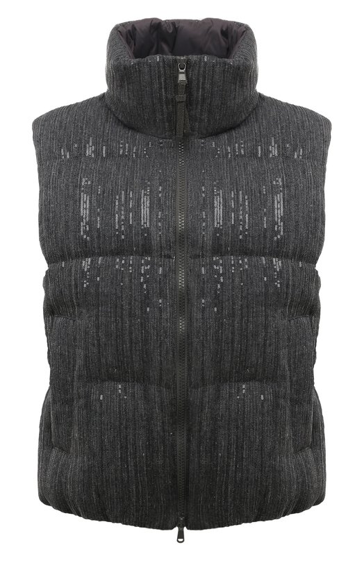 Пуховый жилет Brunello Cucinelli MH5752768 Серый MH5752768