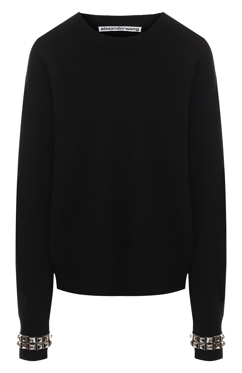 Шерстяной пуловер ALEXANDER WANG черного цвета по цене 65800 руб., арт. 1K491081Y3, фото 1 Шерстяной пуловер ALEXANDER WANG, арт. 1K491081Y3, фото 1