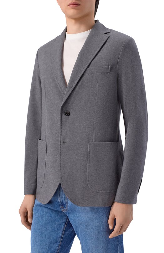 Хлопковый пиджак Circolo 1901 CN5185 Серый  CN5185 Фото 3