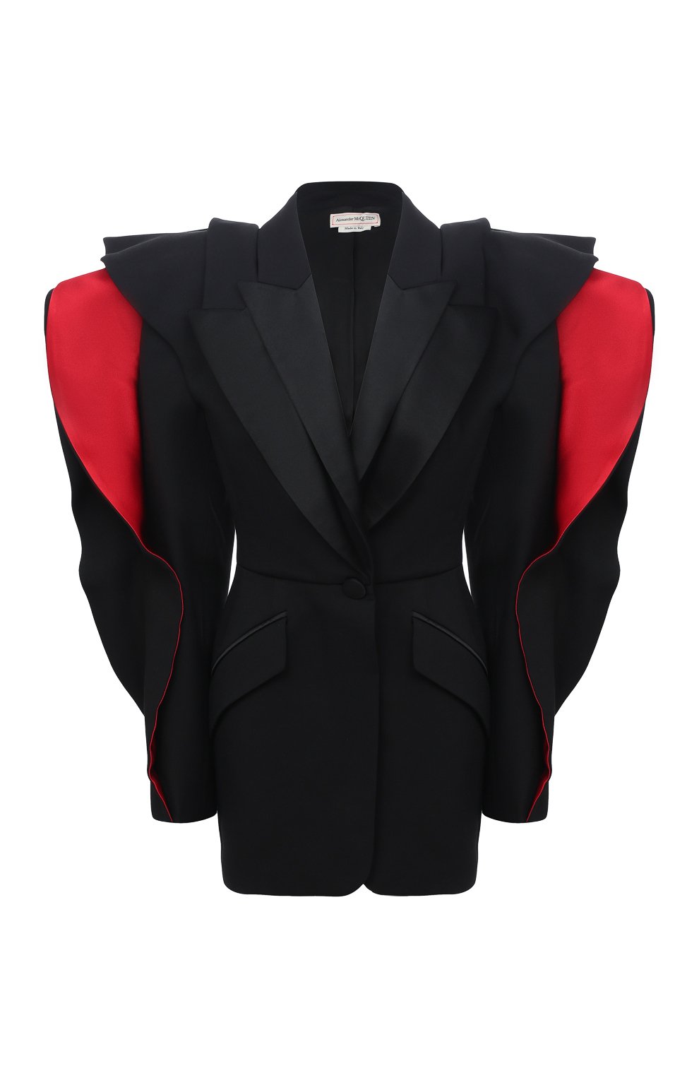 Жакет из шерсти и шелка ALEXANDER MCQUEEN, арт. 639490/QJAAA, фото 1