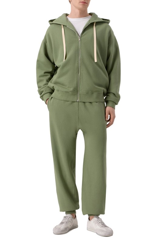 Хлопковый кардиган Jil Sander J47HG0106/J20295 Зелёный  J47HG0106/J20295 Фото 2
