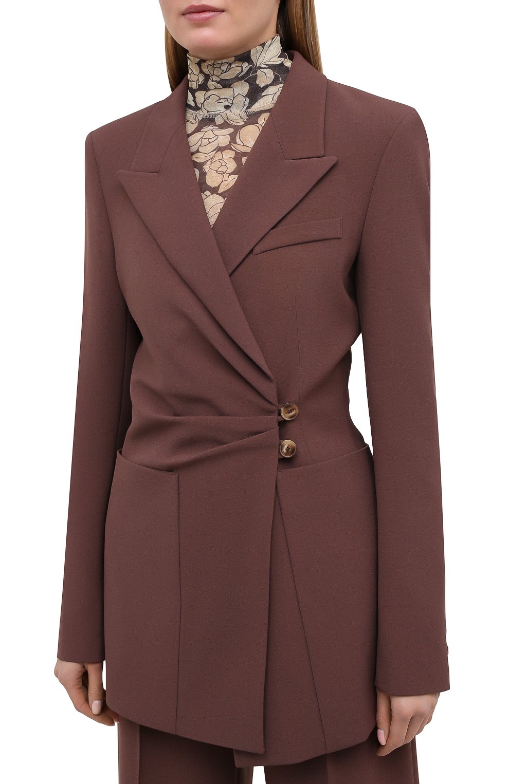 Жакет NANUSHKA, арт. LEDA_NUTMEG_CADY SUITING, фото 3