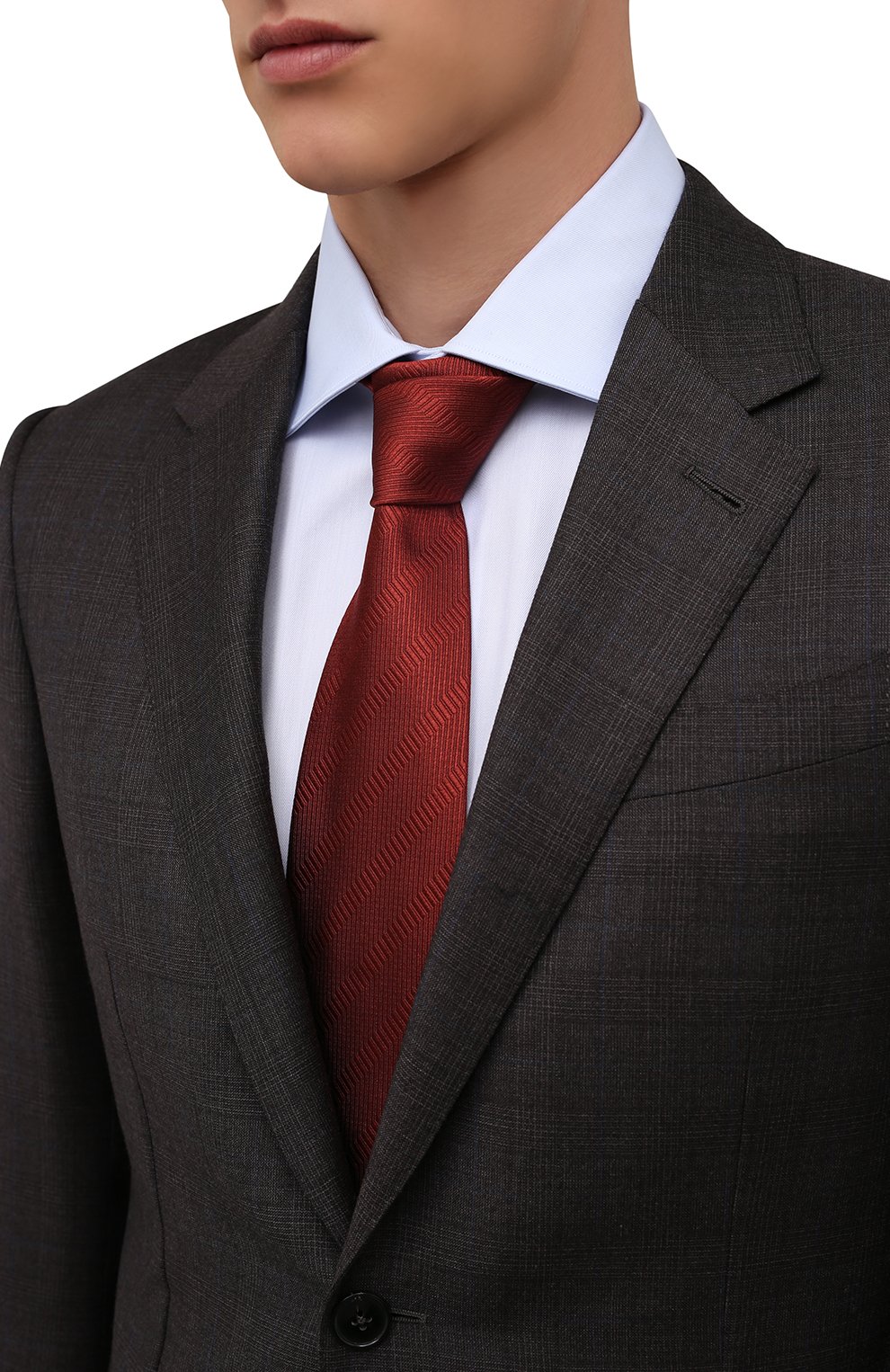 Шелковый галстук BRIONI, арт. 062H00/01442, фото 2