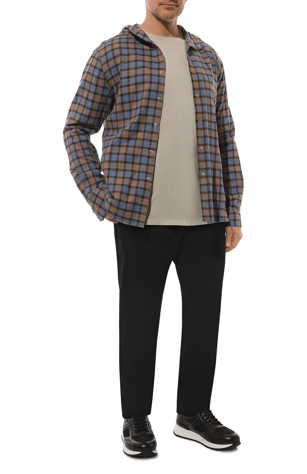 Хлопковая рубашка KITON, арт. UMCMARH0865201, фото 2