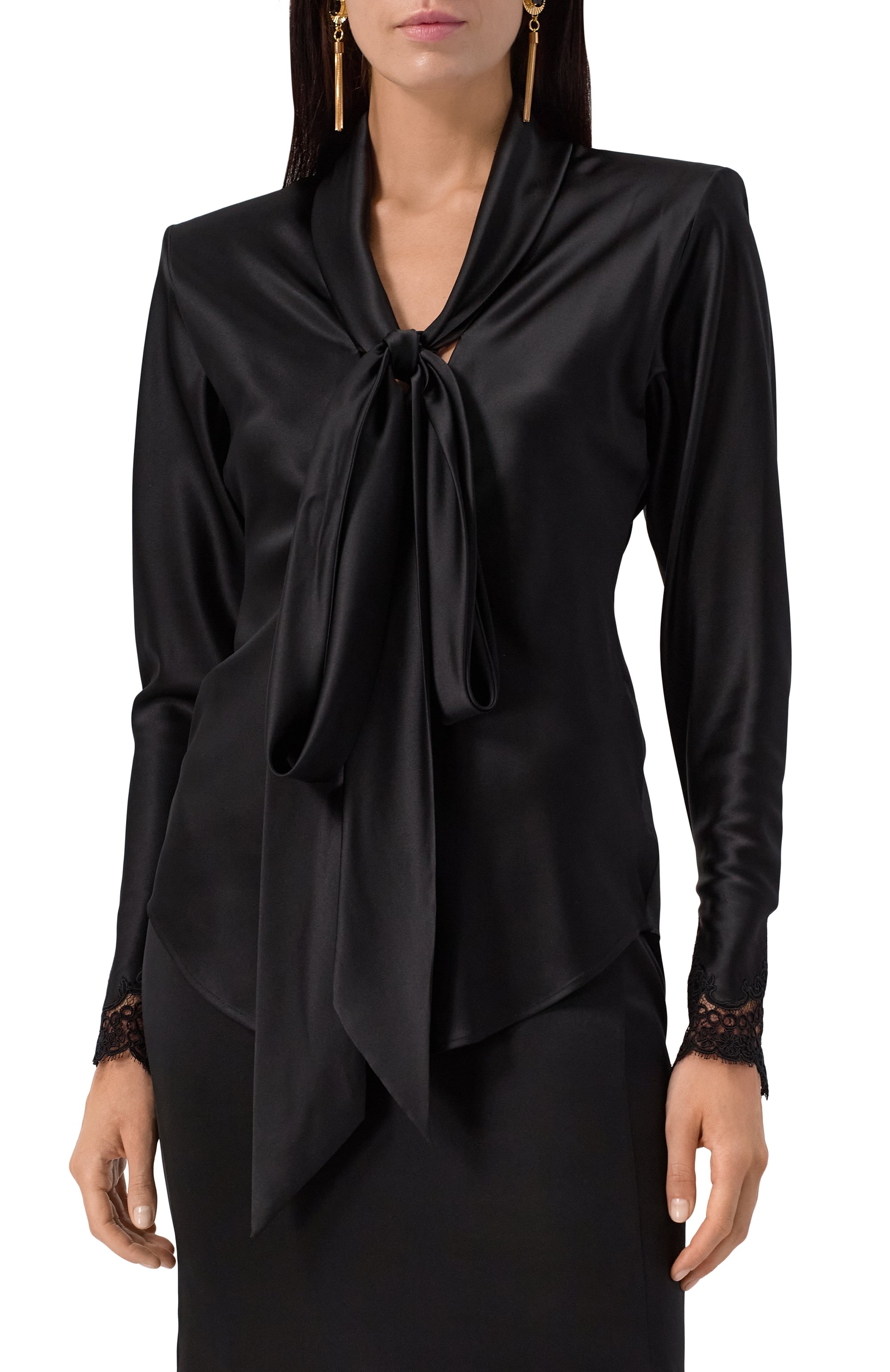 Атласная блузка GOOROO, арт. BL019-2001-900-SS25, фото 3