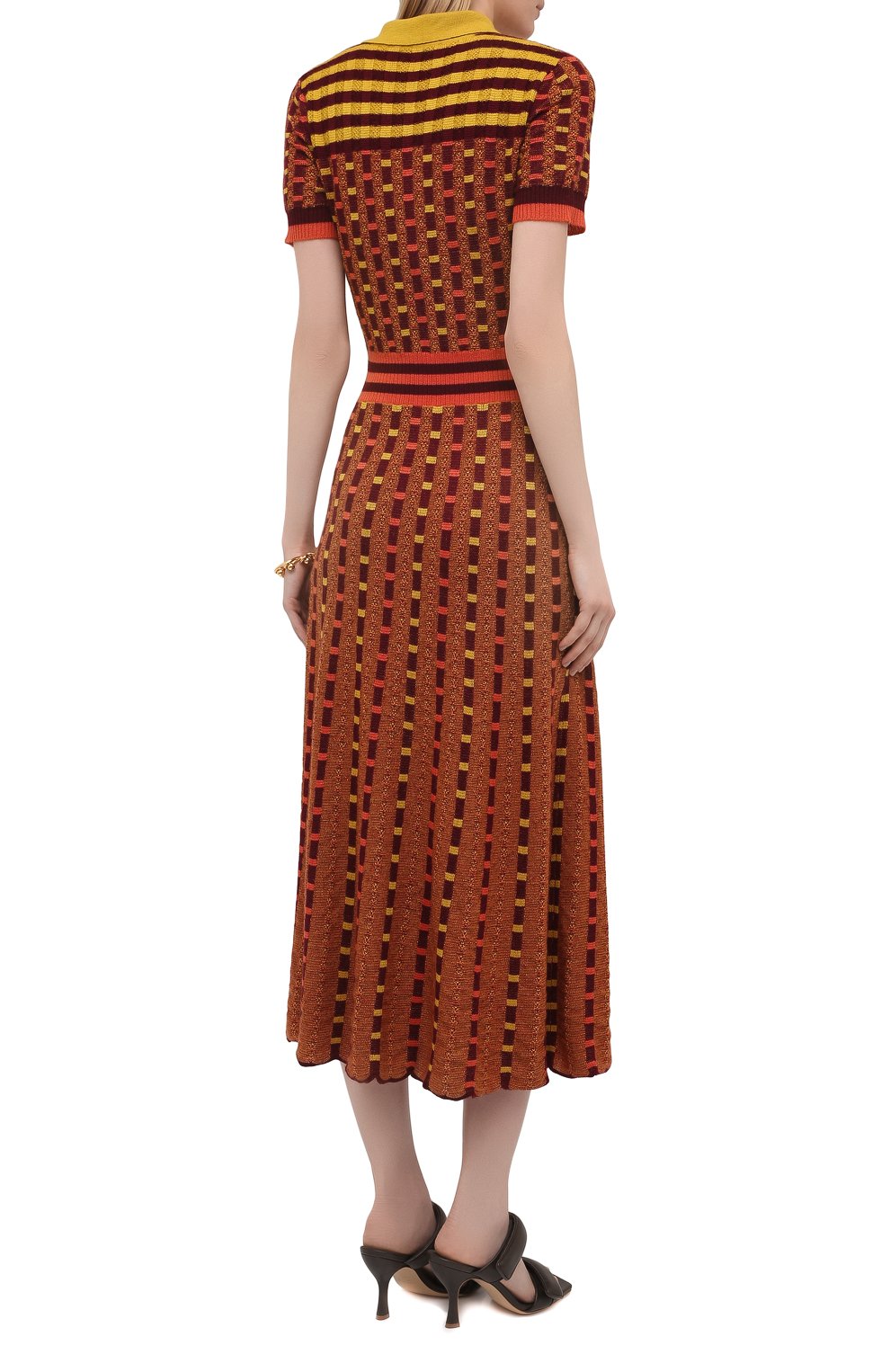 Платье из кашемира и шелка GABRIELA HEARST, арт. 321920 A003E, фото 4