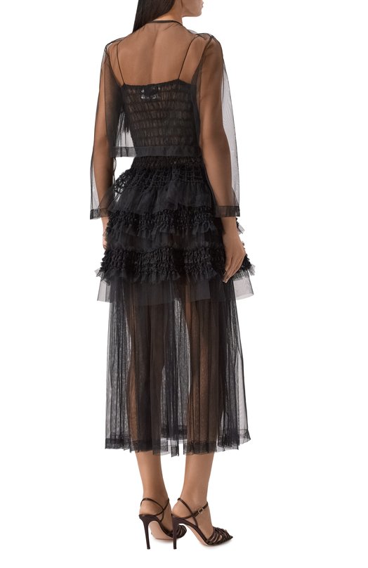 Шелковое платье Giulia Gurman D17 Чёрный  D17 Фото 3