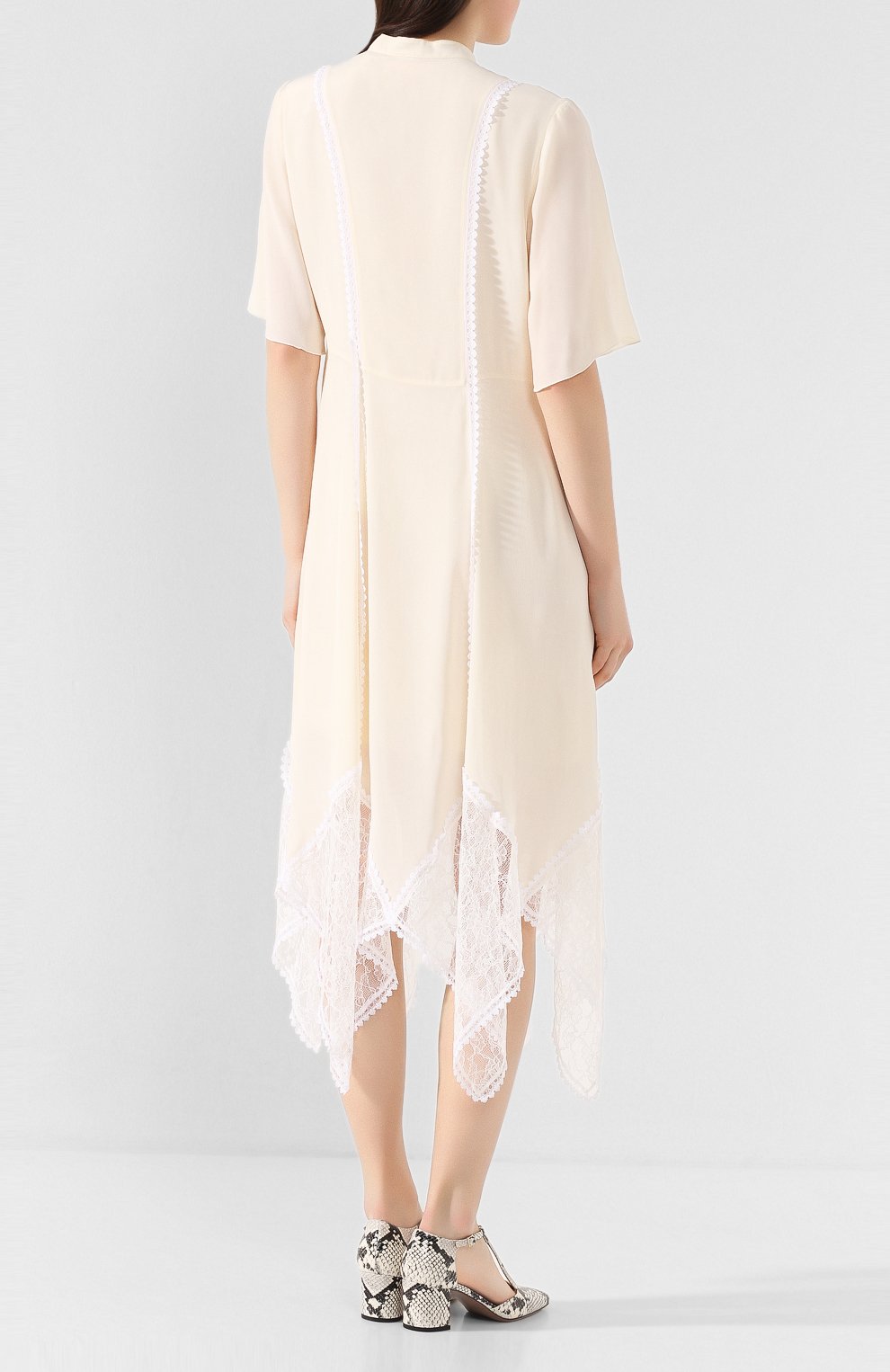 Платье из смеси вискозы и шелка SEE BY CHLOÉ, арт. CHS20SR013014, фото 4