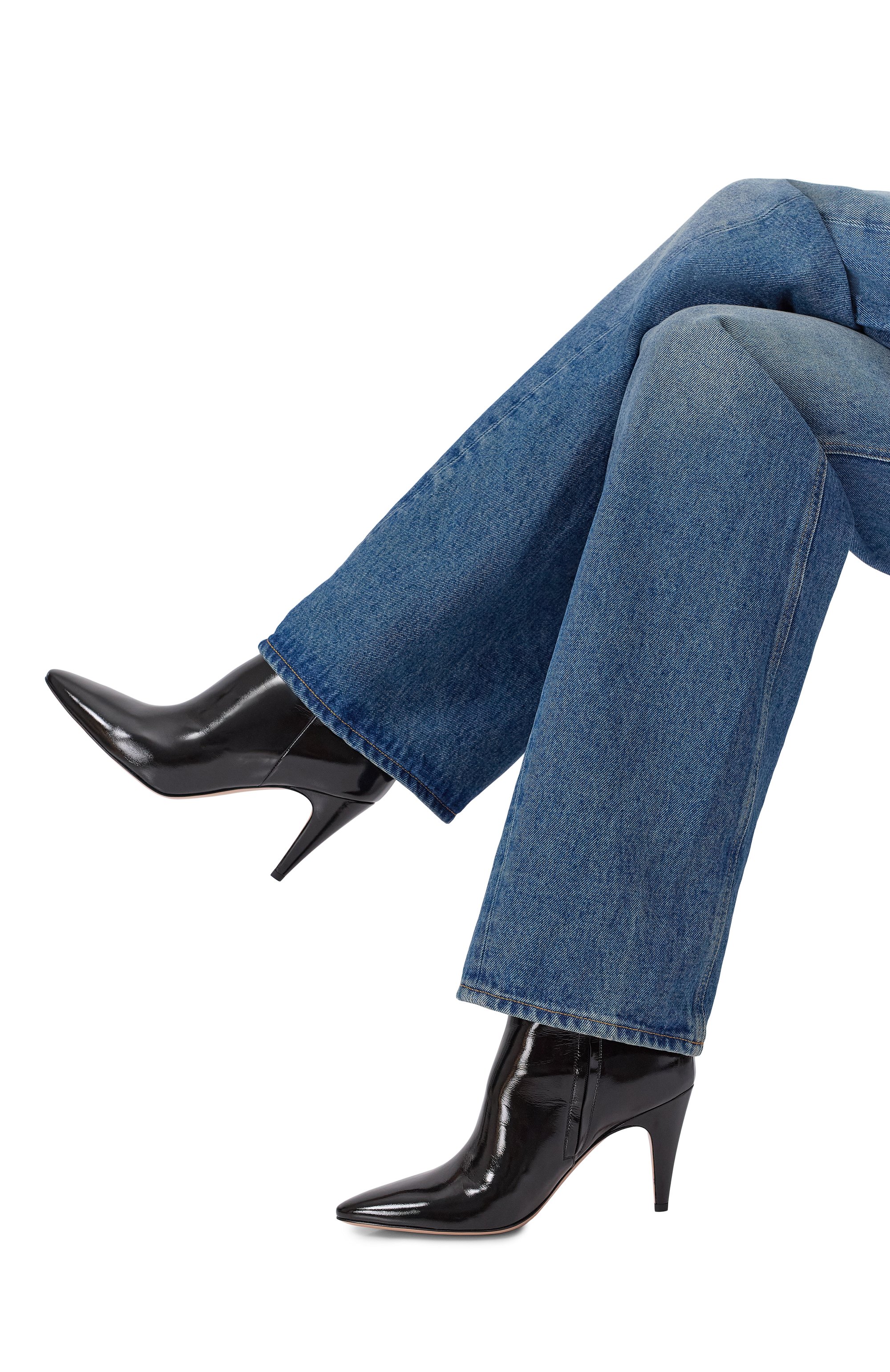 Кожаные ботильоны amelia 85 GIANVITO ROSSI, арт. G72945.85RIC.NUINER0, фото 2