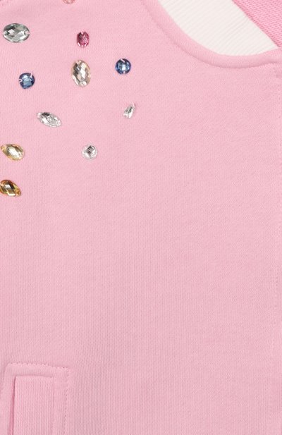 Хлопковая толстовка MONNALISA, арт. 19F802, фото 3