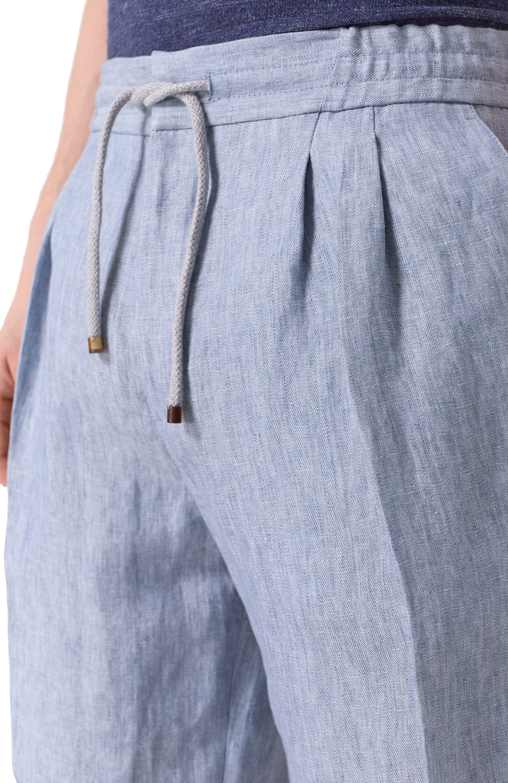 Льняные шорты BRUNELLO CUCINELLI, арт. MH251U0020, фото 5