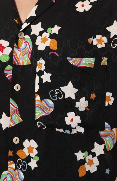 Шелковая рубашка GUCCI, арт. 644899 ZAGBB, фото 5