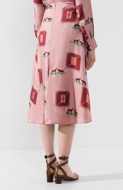 Шелковая юбка VICTORIA BECKHAM, арт. 1120WSK000591A, фото 4