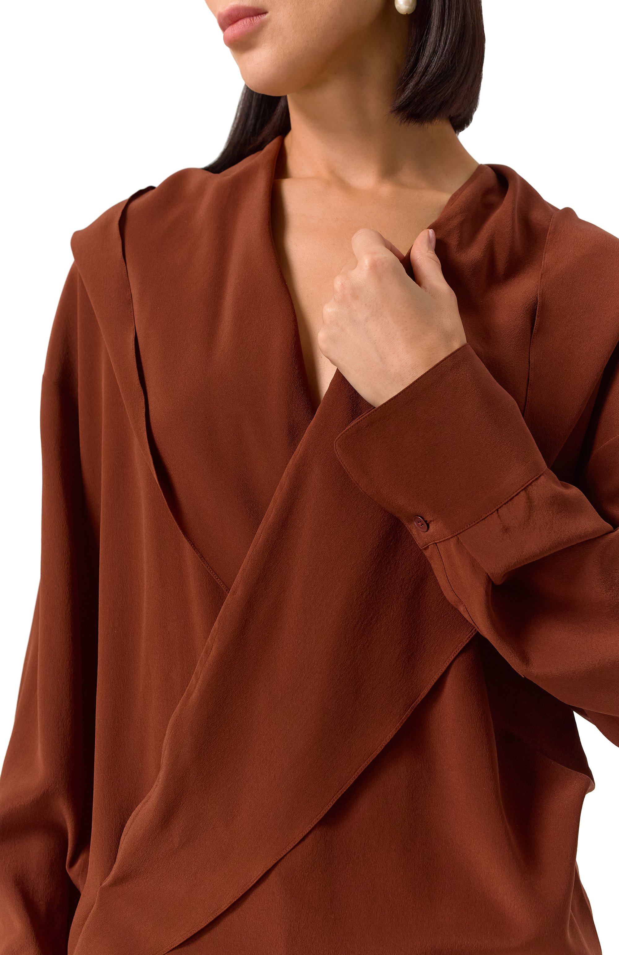 Шелковая блузка PETAR PETROV, арт. S25B12, фото 5