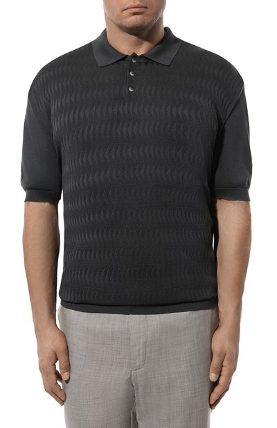 Шелковое поло ZILLI, арт. KBP002M0640VTS000_1, фото 3