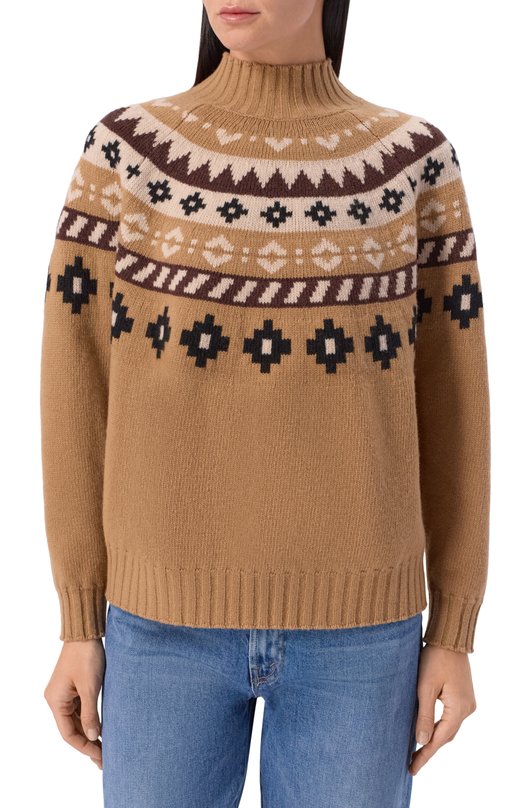 Шерстяной свитер Weekend Max Mara HARDY Бежевый  HARDY Фото 3