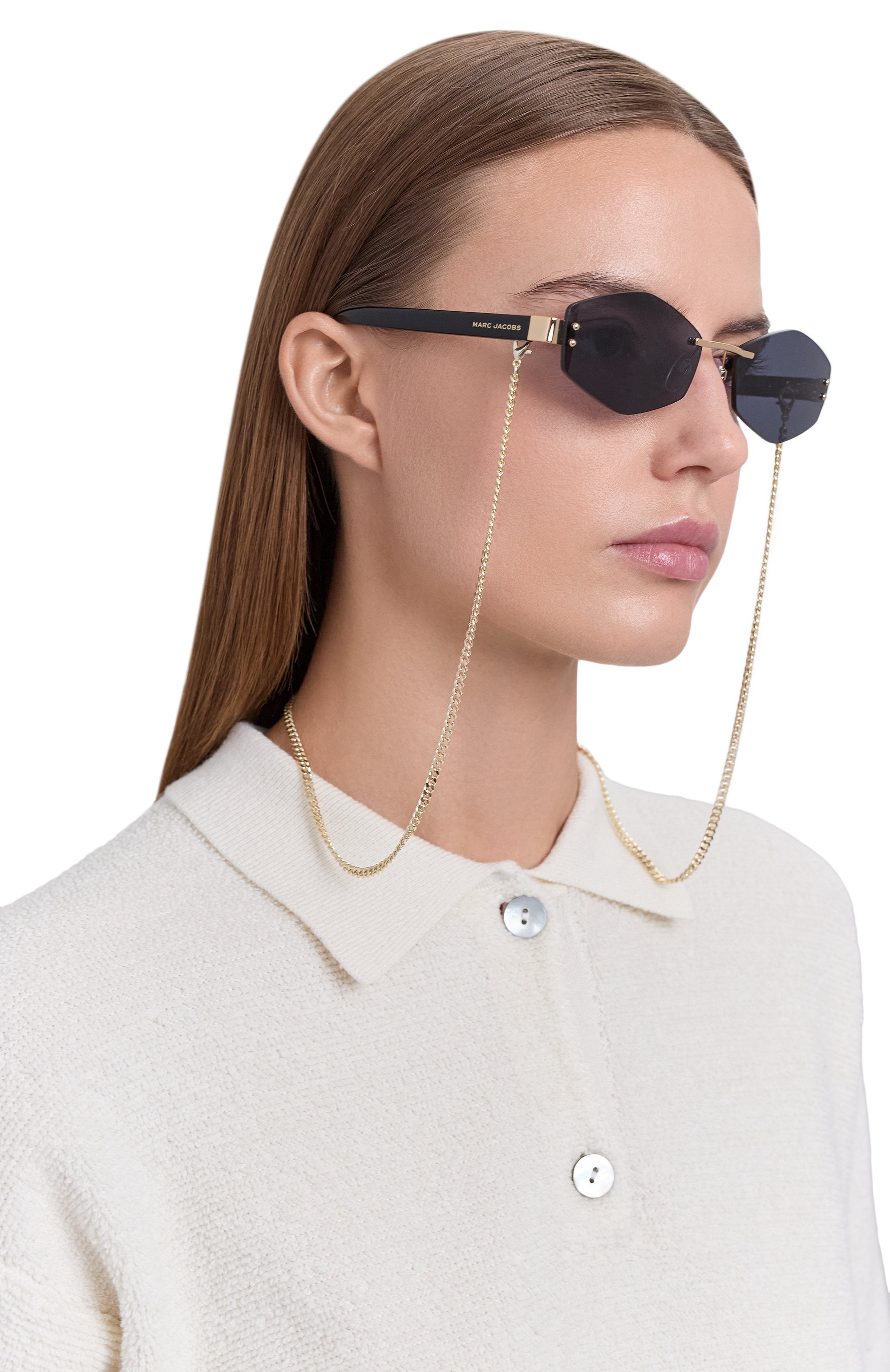 Солнцезащитные очки и цепочка MARC JACOBS (THE), арт. MARC 496 AIR RHL, фото 2