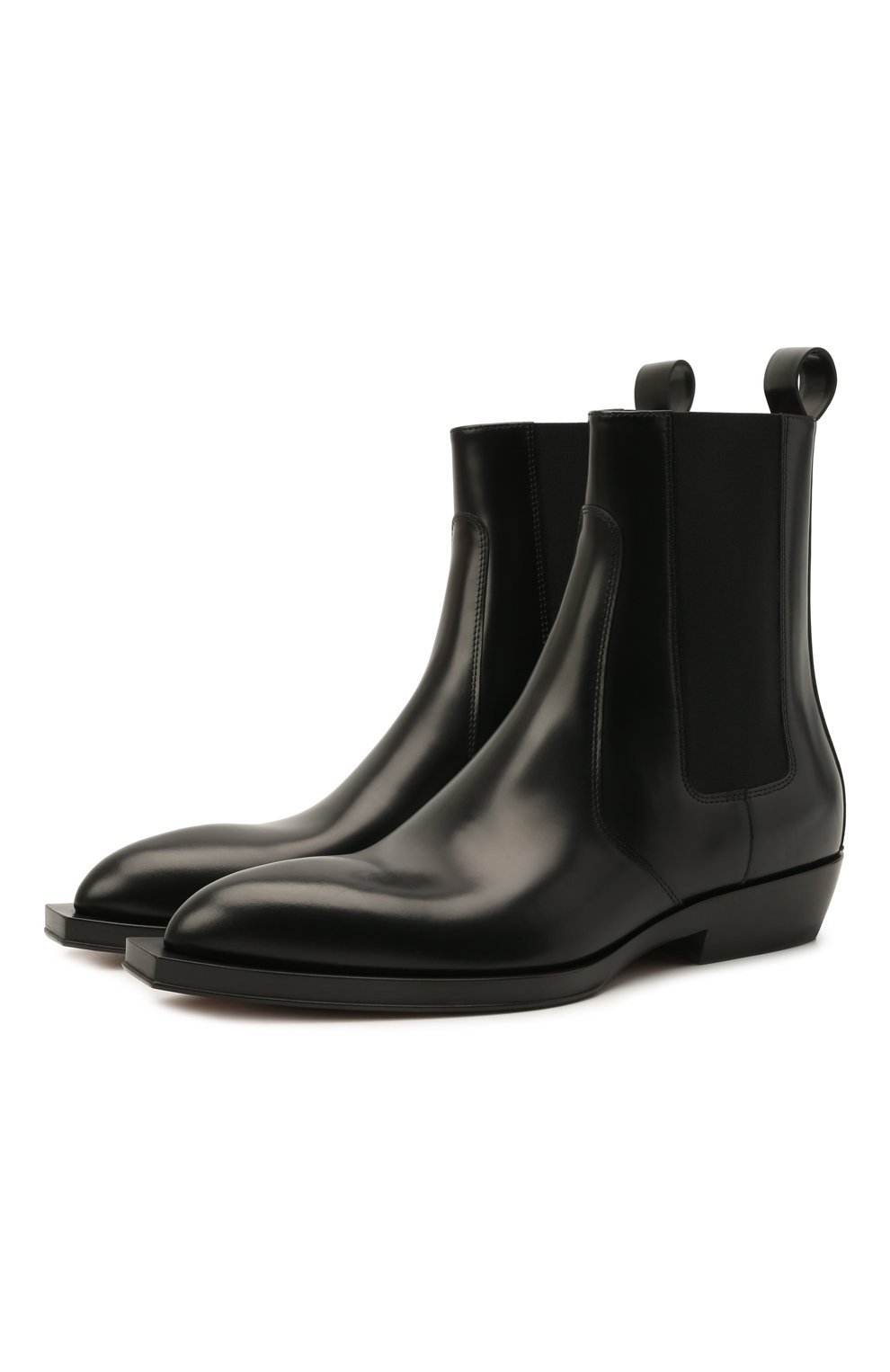 Кожаные казаки chisel BOTTEGA VENETA, арт. 667085/V10T0, фото 1