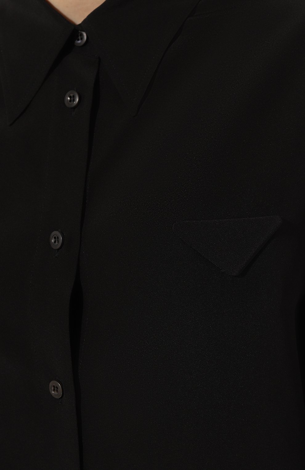 Шелковая рубашка PRADA, арт. P473F-1H51-F0002-221, фото 5