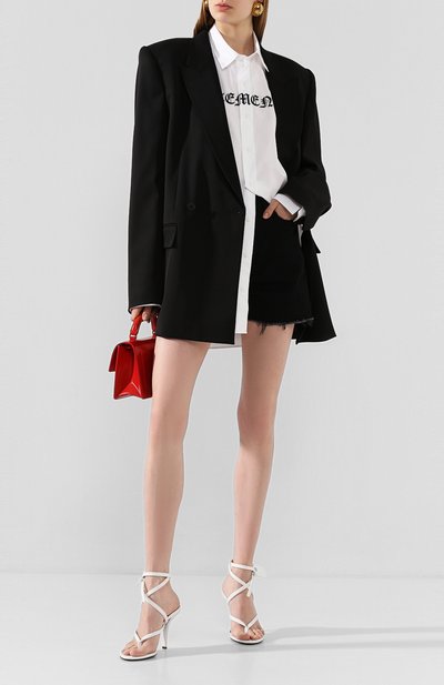 Кожаные босоножки OFF-WHITE, арт. 0WIA229S20LEA0010100, фото 2